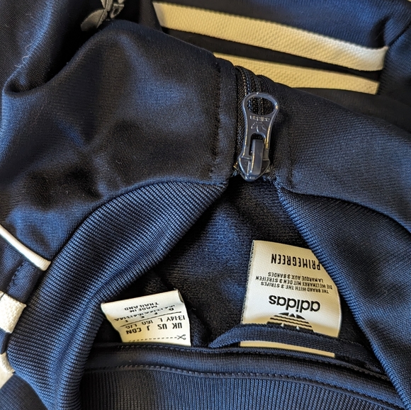 Youth Adidas Navy Track Suit - Picture 3 of 4